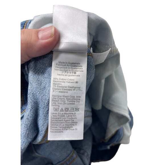 J. Crew High Rise Classic Vintage Distressed Straight Leg Jeans Women’s Size 35 - Picture 8 of 9